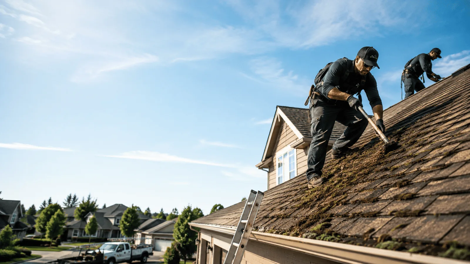 Roof Moss Removal in Borden, IN near me